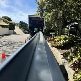 Extruded Gutter Onsite