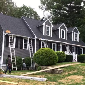 Queen City Roofing roof replacement in Southern New Hampshire.