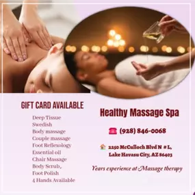 Massage is becoming more popular as people now understand the 
benefits of a regular massage session to their health and well-being.