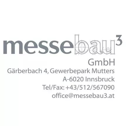 Logo van messebau³