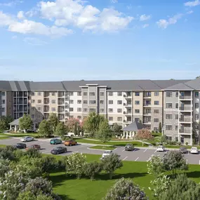 Apartment homes with parking