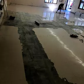 Preparing the foundation for a flawless transformation! Straight Edge Flooring offers expert flooring installation for commercial and residential spaces.