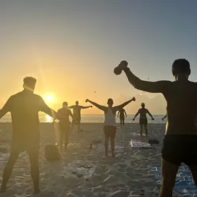 Workout on the Beach