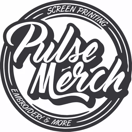 Logo von Pulse Merch - Utah's Premium Screen Printing & Embroidery Service