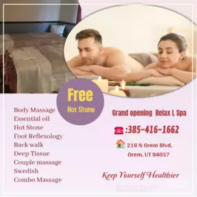 A couple's massage is just like any other massage service, 
but you and your partner receive the massage at the same time, 
on separate tables, and by two different massage therapists. 
The massage is generally offered in a private room on side-by-side massage tables.