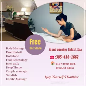 Massage techniques are commonly applied with hands, fingers, 
elbows, knees, forearms, feet, or a device. 
The purpose of massage is generally for the treatment of 
body stress or pain.