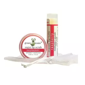 Peppermint Flavored Organic Lip Balm & Lip Scrub Set