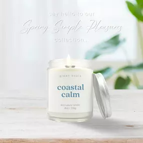 Coastal Calm Scented Eco-Luxury 8oz Candle