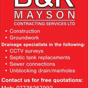 Bild von B&K Mayson Contracting Services Ltd