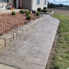 Stamped Sidewalk in Fort Wayne Indiana