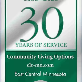 Community Living Options has been in service for 30 years! Established in 1995.