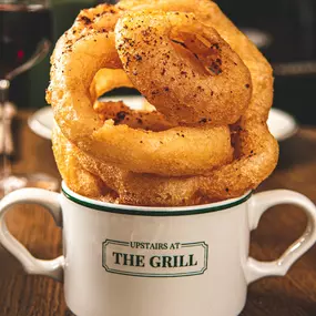 Crispy Battered Salt & Vinegar Onion Rings