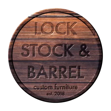 Logotyp från Lock, Stock and Barrel Custom Furniture