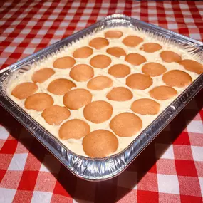 Banana Pudding catering tray