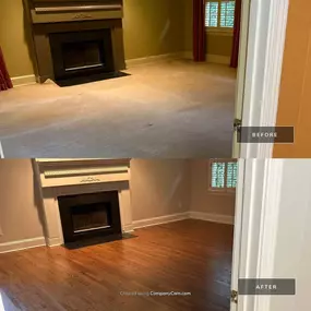 Hardwood Floor Installation in a Master Bedroom