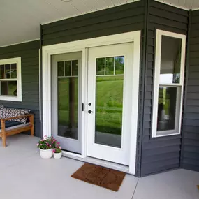 Experience the perfect blend of security and style with exterior doors by Home Genius Exteriors.