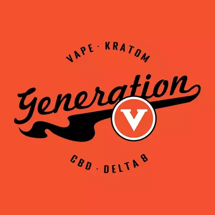 Logo de Generation V | Vape · Delta-8 · Kratom · CBD