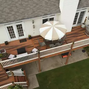 Multi Level deck and deck stairs construction in St. Louis, MO