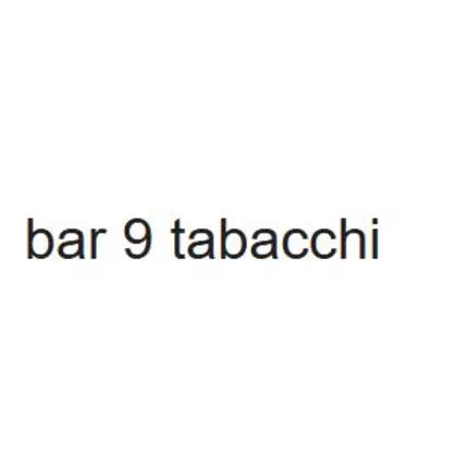 Logo od Bar 9 Tabacchi