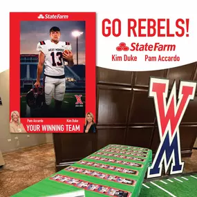 Supporting our community is what we're all about! Kim Duke and Pam Accardo at State Farm were thrilled to celebrate with the West Monroe Rebels at their football banquet. We're proud to provide each player with a complimentary football picture to commemorate their season. Go Rebels!