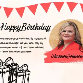 Happy Birthday to Shannon Johnson - State Farm Insurance Agent