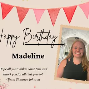 Last month, we celebrated the happiest of birthdays, Madeline!