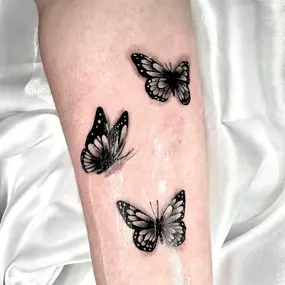 LR butterfly tattoo