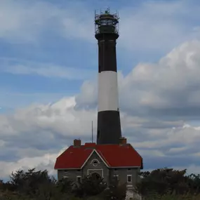 Fire Island Lighthouse after completion