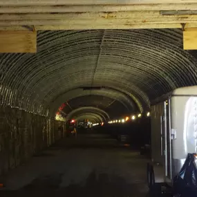 Park Ave Tunnel during project