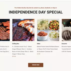 4th of July Grilling Specials at City Butcher and Fish in Clarkesville, GA