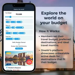 Bild von OneAir.AI : Book Unbeatable Hotel and Flight Deals