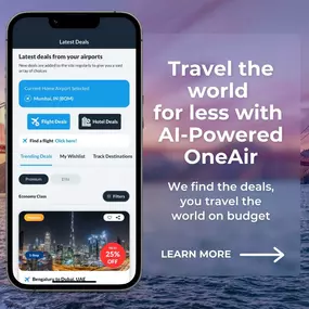 Bild von OneAir.AI : Book Unbeatable Hotel and Flight Deals