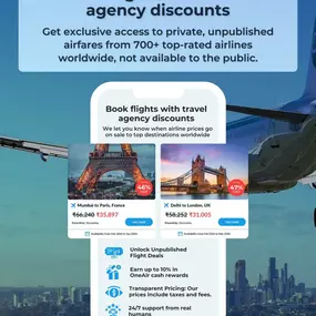 Bild von OneAir.AI : Book Unbeatable Hotel and Flight Deals