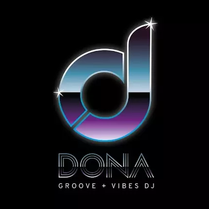 Logo from DJ Dona | Groove + Vibes DJ