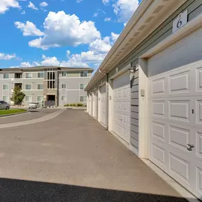 Garage at the apartments