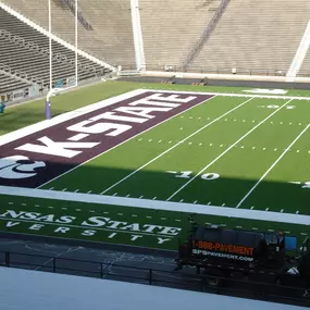 Aerial view of Bill Snyder Family Stadium at Kansas State University