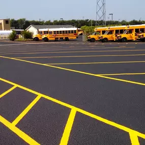 School Bus Parking Lot