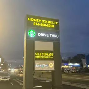 Outdoor external sign of HONEY STORE IT - Self Storage