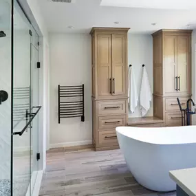 Our bathroom remodeling team can help you design and create the bathroom of your dreams.