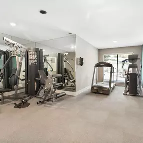 Fitness Center With Modern Equipment