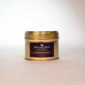 William West Windsor Rose soy candle