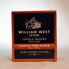 William West Castle Fireplace (300g) - soya candle in the box from Eton