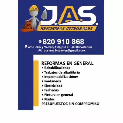 Logo da JAS Reformas Integrales