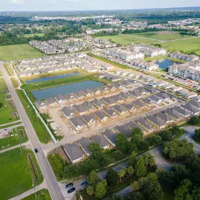 Cypress Point Cottage Apartments Overhead