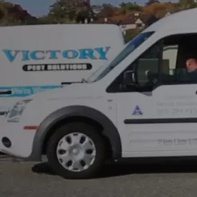 Victory Pest Solutions fleet of trucks