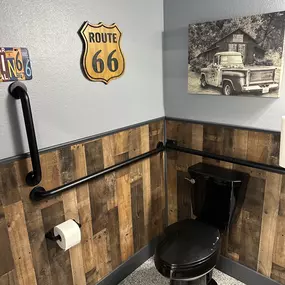 bathroom available