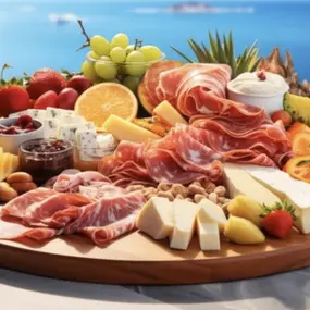 Bild von Livraison Planche Charcuterie - Livraison Pizza Lyon - Livraison Foie Gras, Saumon, Fromage, Fruits de Mer