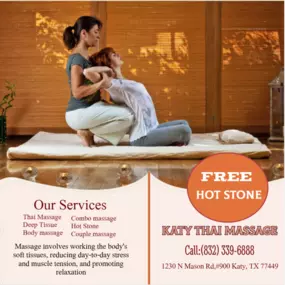 Thai massage is a traditional massage that uses acupressure and assisted yoga postures.