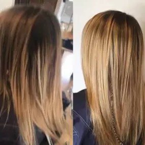 Blonde highlights