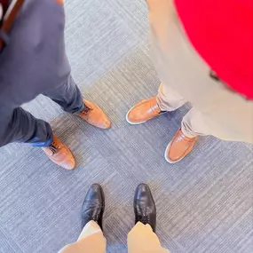 Someone missed the memo about wearing khakis